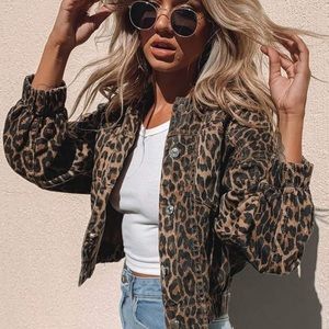 Leopard Dinner Jacket - Brown and Black Tuxedo - Animal Print Fabric Sport Coat main image 0